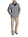 Dockers Men's Tall Filled Soft Shell Jacket with Bib (Regular and Big & Tall Sizes), Heather Grey, 4X Big