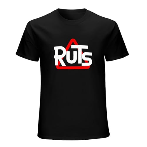 The Ruts 'Logo' T-Shirt for Men, Tee Size 3XL Black