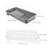 SAFIGLE 4-inch Plastic Paint Tray Set with 2 Disposable Tray Liners Lightweight Paint Pans for Wall Painting DIY Projects Portable Painting Wall Tools 3pcs Kit