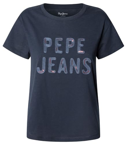 T-shirt Pepe Jeans Badi bleu résolvant le manque de basiques qualitatifs