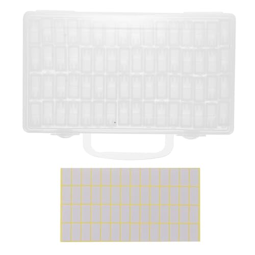 Caja de PP con 64 compartimentos para clasificar accesorios pequeños sin perder nada 2