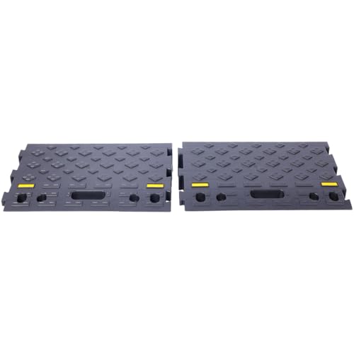 Rampa de Umbral Automotriz Portátil 4" 2 Piezas Plástico miniatura 2