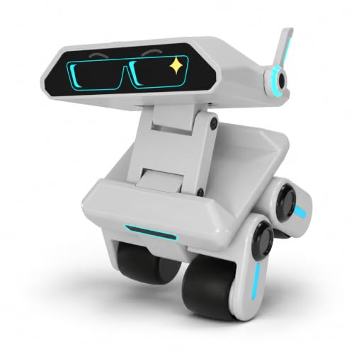 MASDROW Smart AI Companion Robot with ChatGPT Brain, Multimodal Interaction with 5MP Camera & 1.5m/s Mobility, 4-Mic Array 3M Voice Pickup, 65W Fast Charge, Active Following Home Robot Yonbo