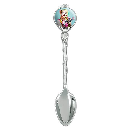 Birds of Prey Harley Quinn Blowing Kisses Novelty Collectible Demitasse Tea Coffee Spoon
