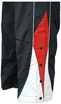 [オンザコート] ボールライン BALL LINE ウォームアップパンツ ブレーカー (BLP-001) S ブラック/ホワイト/レ