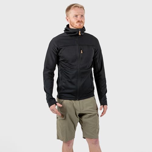 Image of Fjallraven Abisko Men's Trail Full Zip Hooded Fleece - Breathable, Comfortable, Lightweight Fleece Warmth - Hiking, Trekking