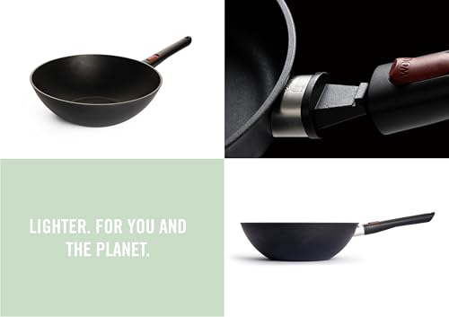 Wok Woll Eco Lite QXR 30 cm con mango desmontable miniatura 3
