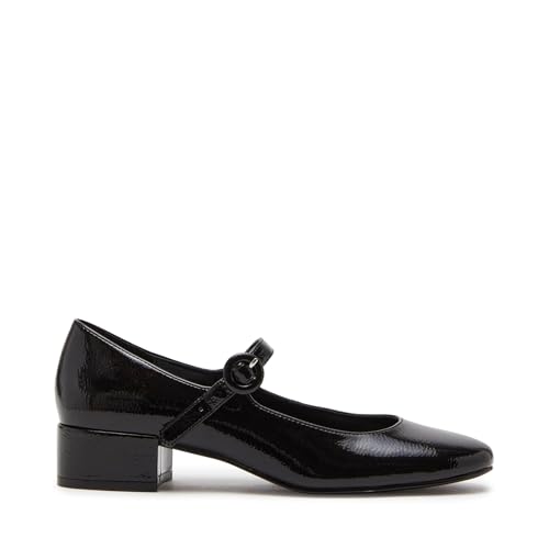Zapatos de tacón Mary Jane Steve Madden Cyndie en charol negro talla 37 para un look de oficina elegante 4