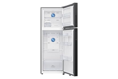 Image of Samsung 330 L, 3 Star, Convertible 5-in-1, Digital Inverter, Frost Free Double Door, WiFi Enabled Bespoke AI Refrigerator (RT34DG5A4DBXHL, Luxe Black)