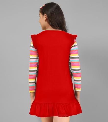 Image of KYDA KIDS 100% Cotton Long t-Shirt for Girls - Full Sleeve Tops