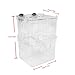 Xoeryoy Fish Breeding Box Aquarium Incubator Fry Hatchery Isolation Box Fish Parenting Container Divider with Suction Cups Double Layers Acrylic Transparent L