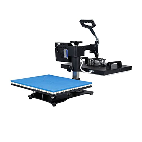 Máquina de prensa térmica 30x38 cm combo 5 en 1