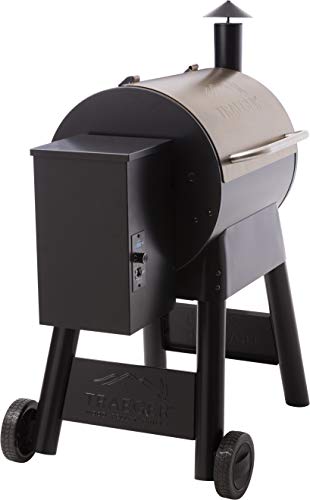 Traeger Grills Pro Series 22 Electric Wood Pellet Grill And Smoker, Bronze & Full-Length Grill Cover - Pro 575/ Pro 22 #TOP2
