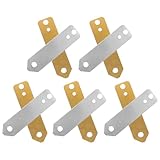 POPETPOP 10 Stück Zinkanoden und Kupferanodenbleche für Fruchtbatterie Experimente Metallstreifen für Selbstgemacht Physik und Chemielernen