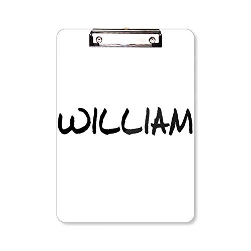 Porte-bloc A4 personnalisé William plaque de support écriture