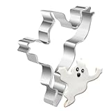 Large Ghost Cookie Cutter for Halloween, Stainless Steel Metal Baking Decorations, Holiday Cookie Mold