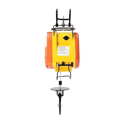 Electric Winch, 110V Portable Electric Winch with 500lbs Wire Remote Control, 1300W Powerful Electric Hoist Winch with Copper Core Motor, Electric Hoist with 2 Buttons for Agriculture, Factories Use