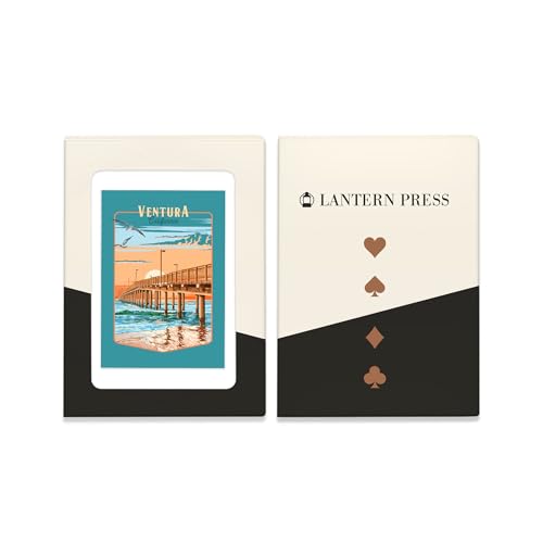 Lantern Press Ventura California, 52 Cartas Poker miniatura 4