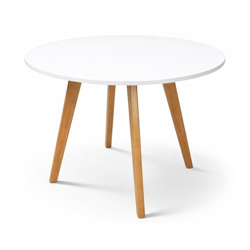 La Mejor Lista de Mundo In Muebles para comprar hoy. 47 MUNDO IN MUEBLES Mesa Frankfurt-Eames Redonda Blanco 100cm, Cocina, Comedor, Negocio, Muebles para Cocina Redonda Eames Circular Desayunador 2-4 Personas