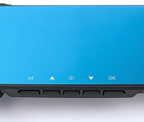 Kit Espelho Automotivo Retrovisor Full Hd 1080p LCD Estacionamento com Câmera Ré Colorida Usb Cartão