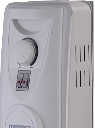 Image of Usha OFR 11 Fin 2900 Watt 4211 F PTC Room Heater with Fan Heater (White, Oil Filled Radiator)