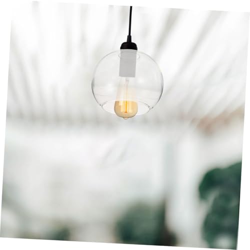 Image of Cabilock Double Hole Globe Glass Lamp Shade Pendant Light Cover Stylish Replacement for Home and Farmhouse Decor Easy Bulb Change