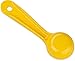 Carlisle FoodService Products 492104 Measure Miser Solid Measuring Spoon with Short Handle, 1 Ounce, Yellow