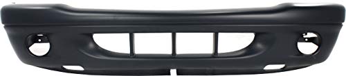 Evan Fischer Front Bumper Cover Compatible with 2001-2002 Dodge Dakota Durango Primed with Fog Light Holes