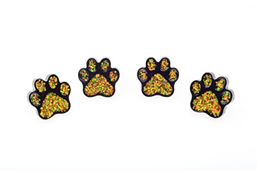 Image of FD&D Multiple Use Shining Screw Cap, Golden Paw Pattern with M6 Machine Screw