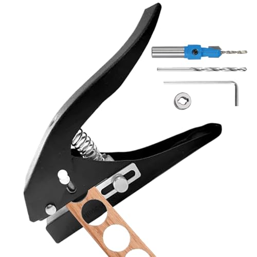 Perforatrice résistante avec poinçon rond pour étiquettes et bricolage