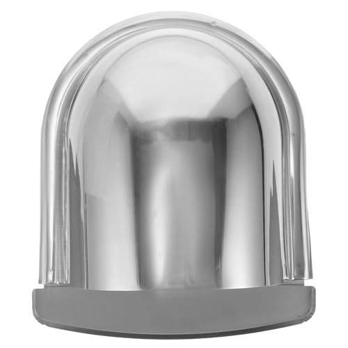 TOYANDONA Cubierta para Ventilación de Chimenea Exterior, Sombrerete U de Acero Inoxidable 201, Protección contra Lluvia y Viento para Respiradero Redondo, Accesorio Resistente y Duradero