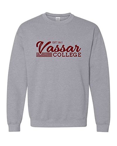 Vintage Vassar College Unisex Crewneck Sweatshirt - Vassar Brewers Apparel