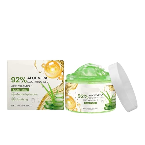 Gel Hidratante De Aloe Vera:, Calmante, Apto For Todo Tipo Piel, Cuidado Post-solar, Ligero Y No Graso(2PCs)