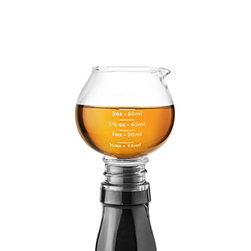 Final Touch Bottle-Top Snifter Jigger Stopper (FTA7041)