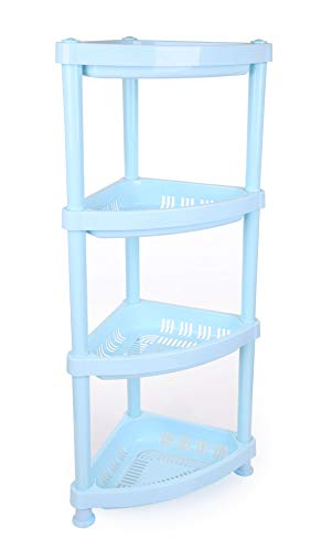 Mintra Home Light Duty Plastic Storage Racks (Corner Rack, Powder Blue)