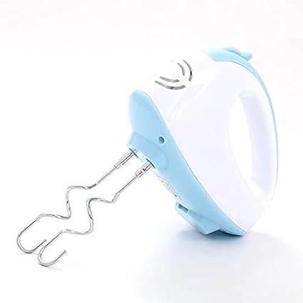 Khushi Fab's Powerful 350Watt Variable 5 Speed Control Motor Hand Mixer, Blender with 4 Stainless Steel Dough Hook, Cream Beater, Electric Egg Beater for Kitchen, Cake, Cream Food Blender Easy Mix