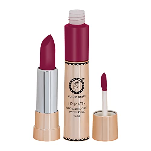 Image of Colors Queen 2 in 1 Matte Lipstick | Lip Matte | Long Lasting Gloss, Waterproof, Non Transferable| (30 - Pink 8g)