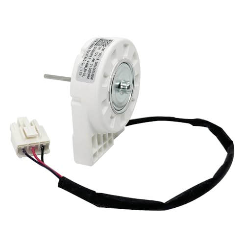 50240401000Q Refrigerator Evaporator Fan Motor ZWF-02-4 Compatible with Samsung, Kenmore, Frigidaire, Magic Chef, Midea, Daewoo, Haier Refrigerators BCD-330WTV, 12V 4W 2100RPM CCW Fridge Parts