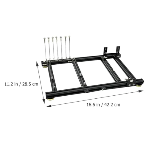 CHILDWEET Gabinete de PC Abierto en Aluminio ATX con Soporte para Fuente de Poder Estándar y 7 Ranuras PCI, Diseño para Acelerar Flujo de Aire y Refrigeración Eficiente miniatura 2