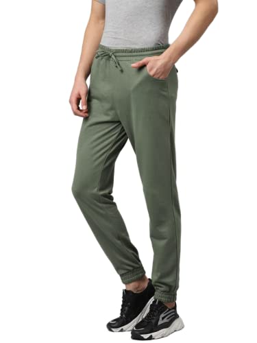 Image of Hubberholme Men's Slim Fit Cotton Track Pants - Trackpant with Drawstring Elastic Waistband, Lower for Jogging, Gym, Sports & Dailywear