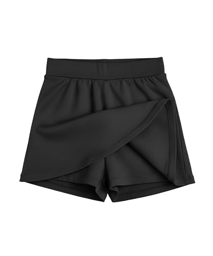 Image of KYDA KIDS Girls 100% Pure Cotton Skater Skirt with Attached Inner Shorts | Ideal for Summer Sports, Play & Casual Wear | Comfortable Fit for Girls Aged 2-16 Years