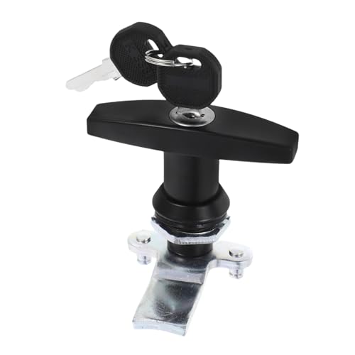 DOITOOL Industrial Cabinet Lock with T-Shaped Rotary Handle, Cylinder Security, Zinc Alloy, for Truck Storage and Electrical Box Applications