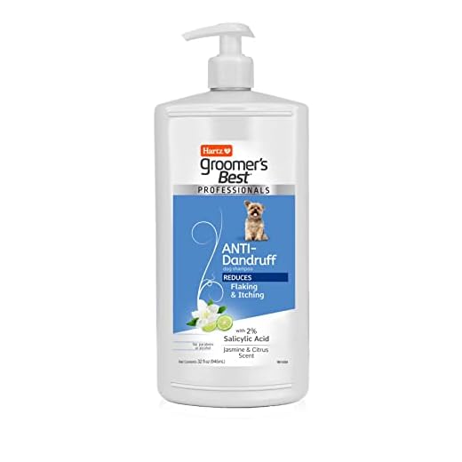 Groomer's Best Professionals Anti-Dandruff Medicated Dog Shampoo, Anti-Itch, 32oz