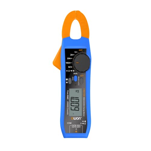 Image of Clamp Meter CM2100 OWON Digital Meter AC /DC Tester 20,000 Counts with True-RMS Test Capacitance Resistance Diodes Continuity NCV VFC Function