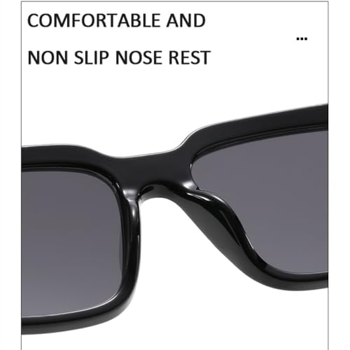 Lunettes de soleil carrées rétro mode nuances pour femmes hommes - 6