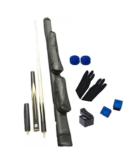 HR Group Combo of Snooker & Pool Cue Stick- Master probutt Cue Stick with Extension 9.5 mm Tip Size, Cue case, 2-Pcs Cue Tips, 2-Pcs Chalks, Chalks Holder & Glove (B0CLLZ7QB4) Amazon Price History, Amazon Price Tracker