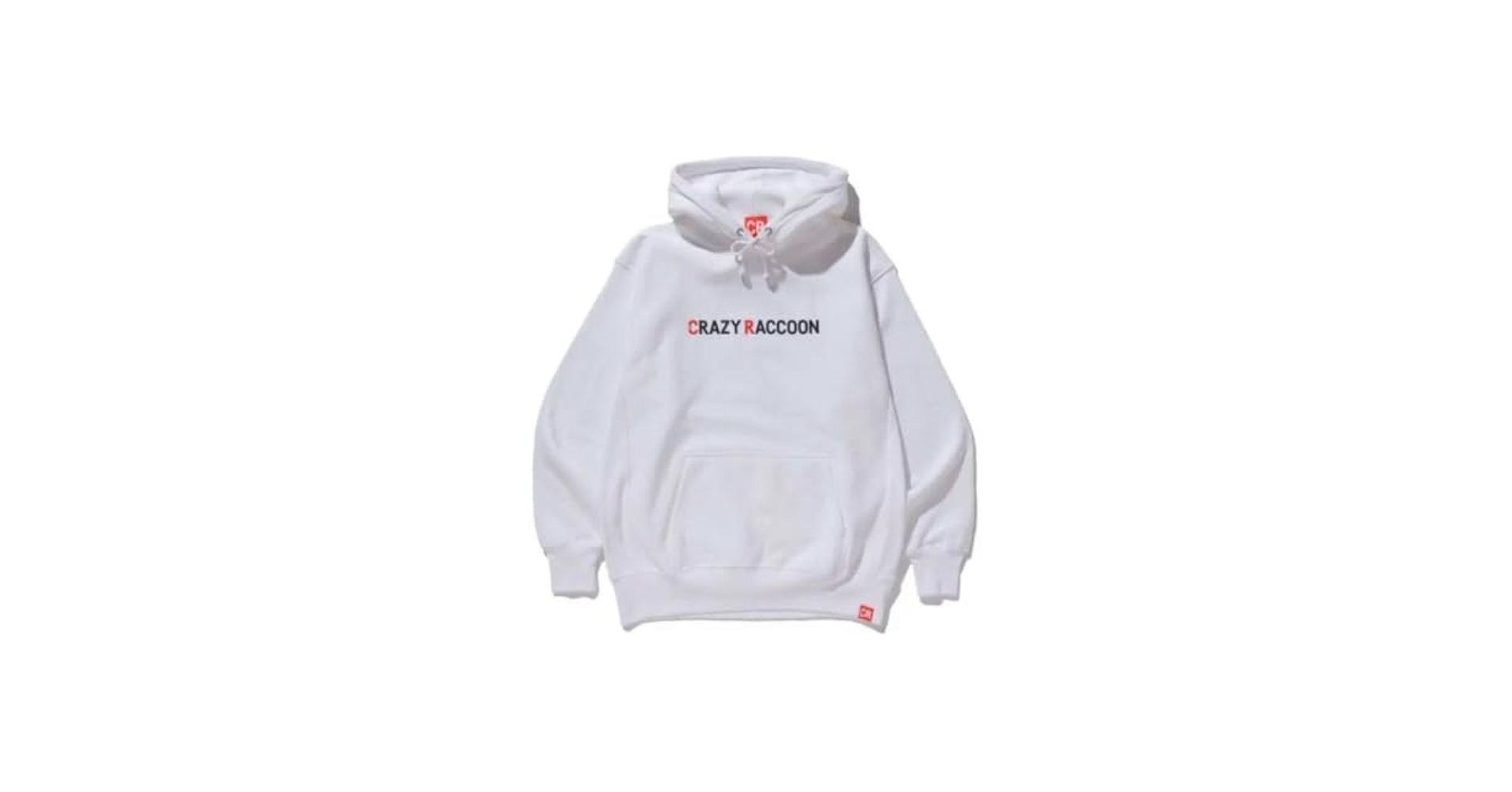 Amazon.co.jp: ノーブランド品 CrazyRaccoonパーカーホワイトL