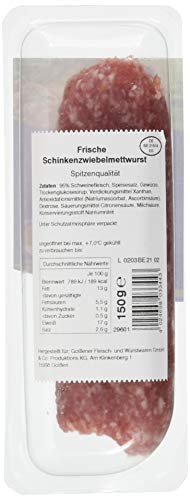 Golßener Schinkenzwiebelmettwurst, 150g – Bild 3