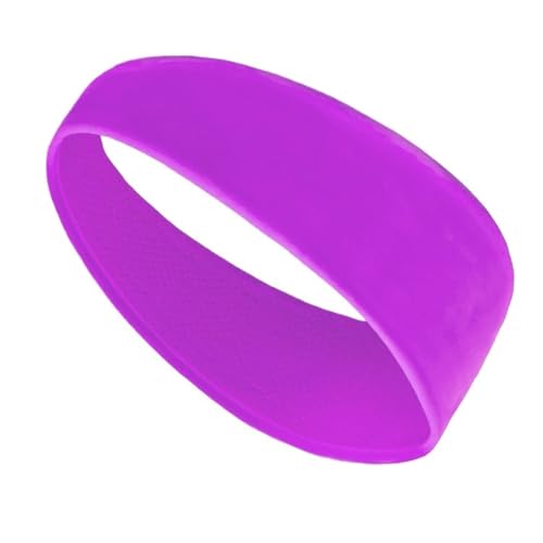 Cintas elásticas para el pelo con diseño de malla transpirable morada