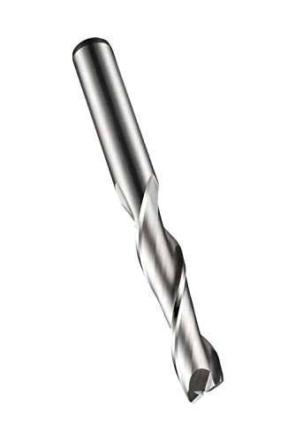 Dormer C1225.0 Shank End Mill, Bright Coating, Cobalt High Speed Steel, 5 mm Head Diameter, 22 mm Flute Length